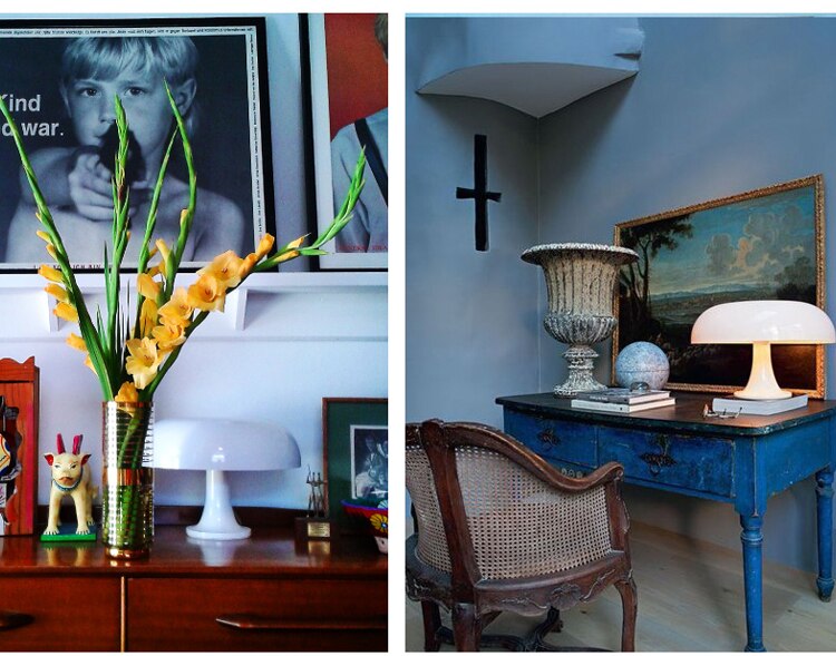 Italy Designer Led Mushroom Table Lamp for Hotel Bedroom Bedside Living Room Decoration Lighting Modern Minimalist Desk Lights