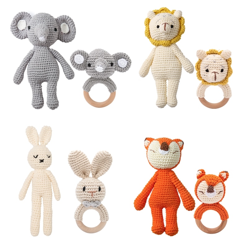 Baby Toy Crochet Qnimal Toys Animal Doll Animal Crochet Rattle Toy Crib Product Baby Comfort Toy Baby Gift Crib Decoration Baby Toy Crochet Qnimal Toys Animal Doll Animal Crochet Rattle Toy Crib Product Baby Comfort Toy Baby Gift Crib Decoration