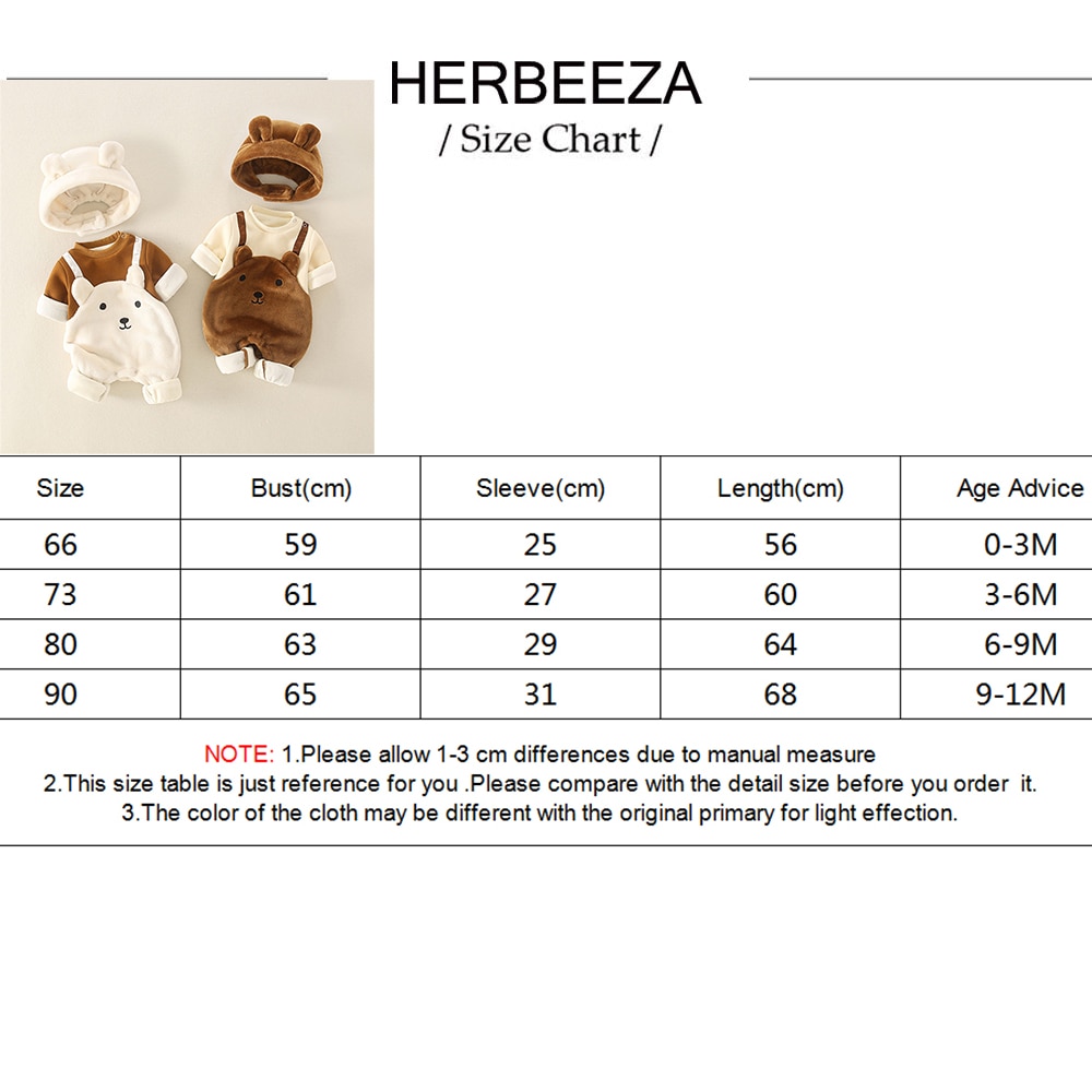 Winter Warm Baby's Rompers Cartoon Bear Baby Boy Hooded Clothes Newborns Jumpsuit For Kids Boys Fleece Clothing 0-12Month Winter Warm Baby's Rompers Cartoon Bear Baby Boy Hooded Clothes Newborns Jumpsuit For Kids Boys Fleece Clothing 0-12Month