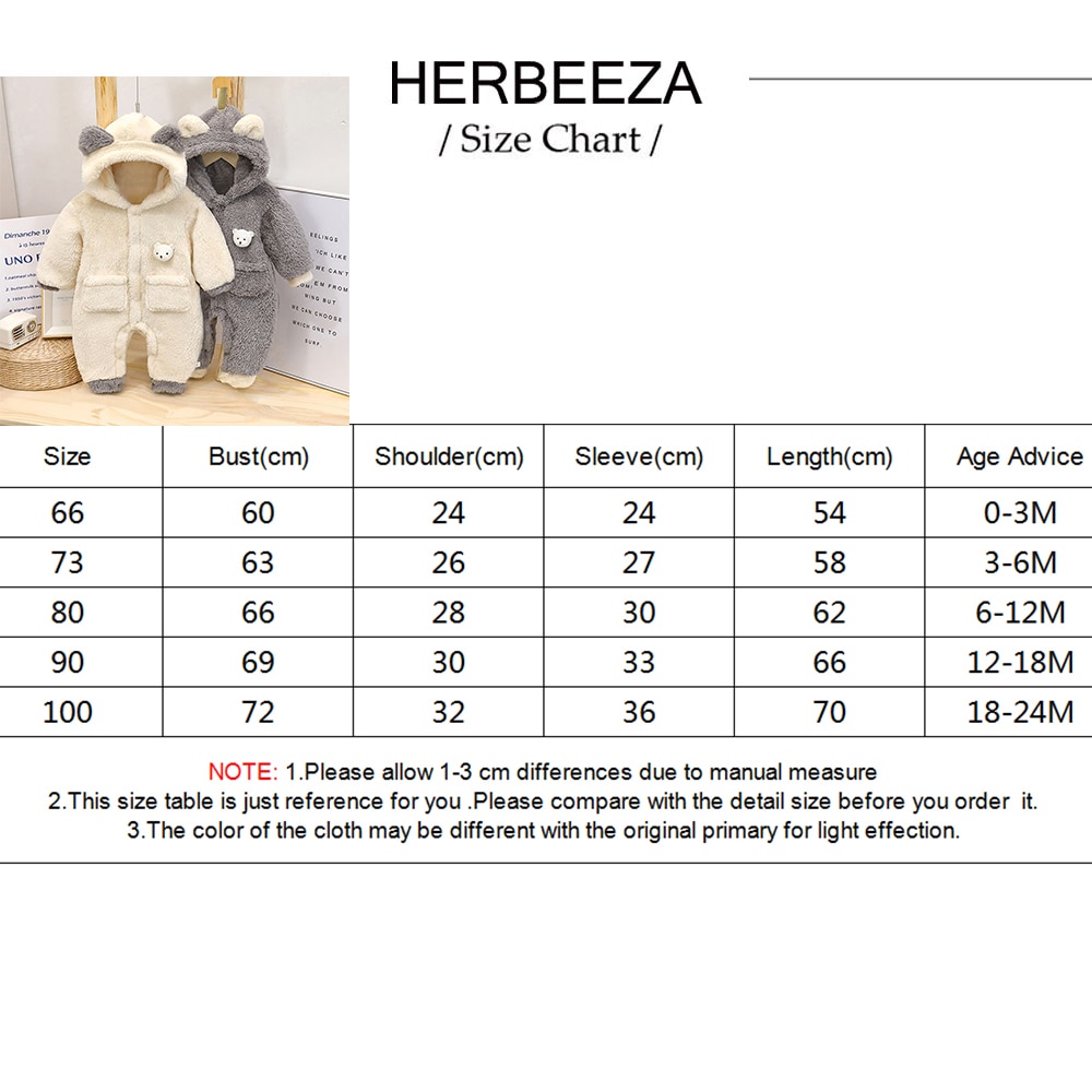 Winter Warm Baby's Rompers Cartoon Bear Baby Boy Hooded Clothes Newborns Jumpsuit For Kids Boys Fleece Clothing 0-12Month Winter Warm Baby's Rompers Cartoon Bear Baby Boy Hooded Clothes Newborns Jumpsuit For Kids Boys Fleece Clothing 0-12Month