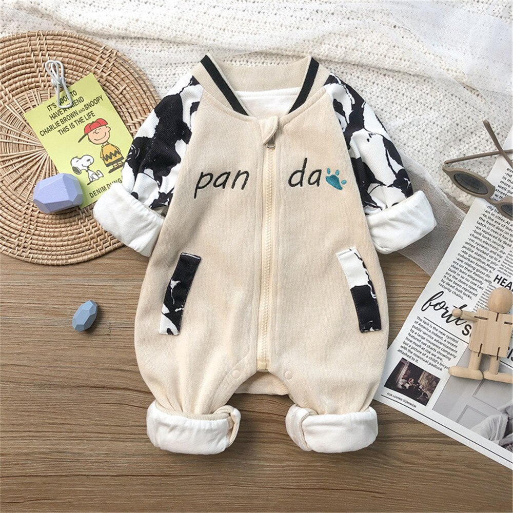 Autumn Winter Baby Clothing Dog Printed Baby Rompers Baby Boy Clothes Zipper Newborns cute Infant Jumpsuit Cartoon Kids Costume Autumn Winter Baby Clothing Dog Printed Baby Rompers Baby Boy Clothes Zipper Newborns cute Infant Jumpsuit Cartoon Kids Costume