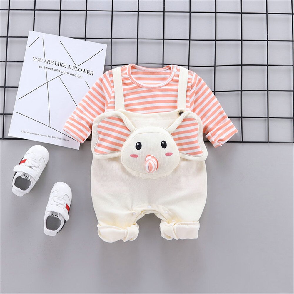 HERBEEZA 2022 Spring Autumn Newborn Baby Girls Boy Romper cartoon Elephant Tops Pants Tracksuit Trousers Outfits Clothes Sets HERBEEZA 2022 Spring Autumn Newborn Baby Girls Boy Romper cartoon Elephant Tops Pants Tracksuit Trousers Outfits Clothes Sets