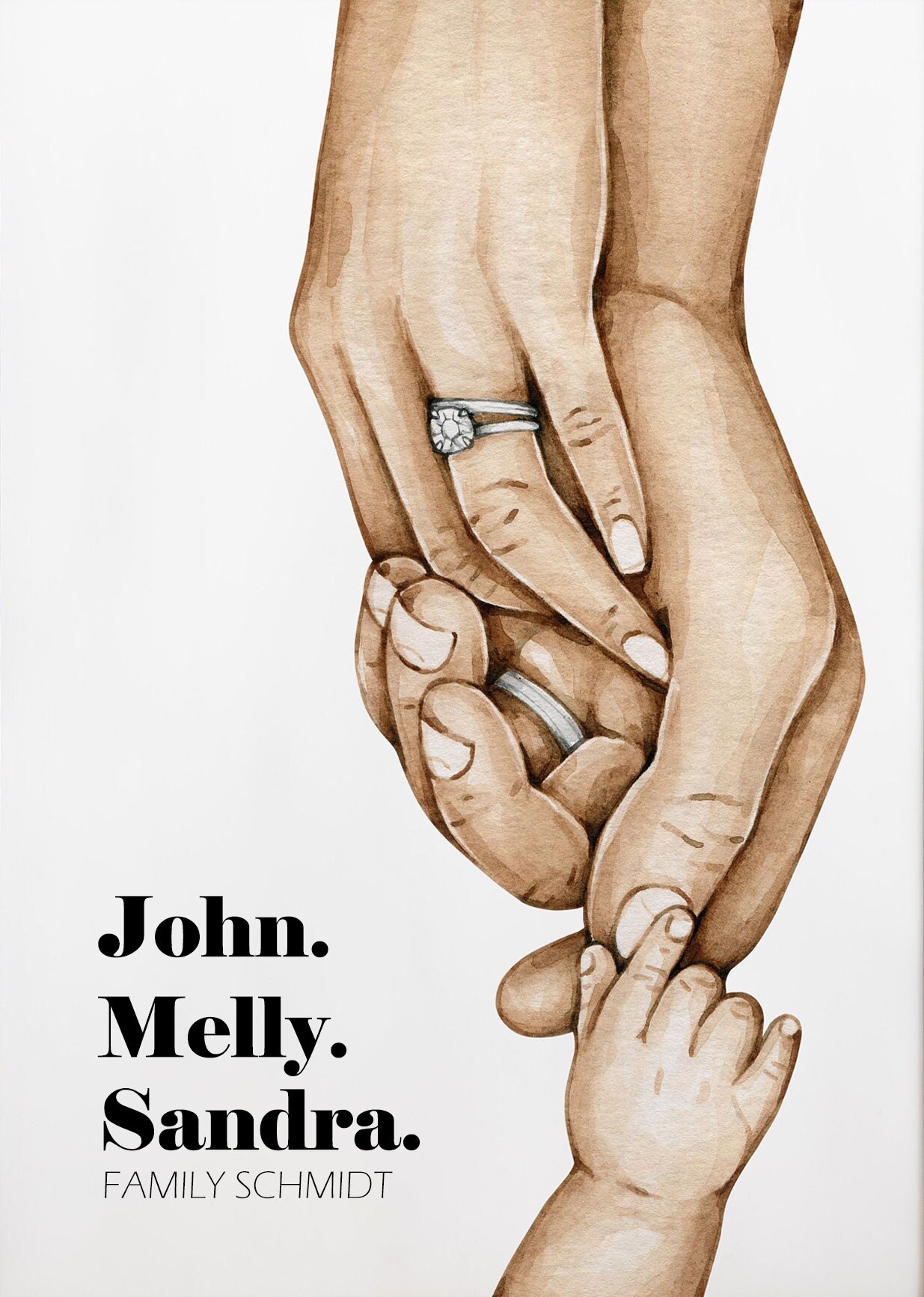 Custom Name Birth Poster and Print for Girl Nursery Canvas Painting Family Wall Art Picture Mother Room Decor Baby Shower Gift