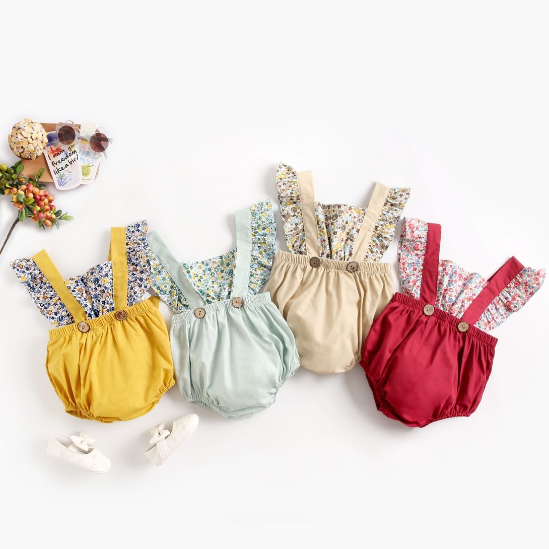 Sanlutoz Summer Cotton Baby Girls Rompers Newborn Princess Baby Clothing Cute Flowers Toddler Infant Romper Sanlutoz Summer Cotton Baby Girls Rompers Newborn Princess Baby Clothing Cute Flowers Toddler Infant Romper