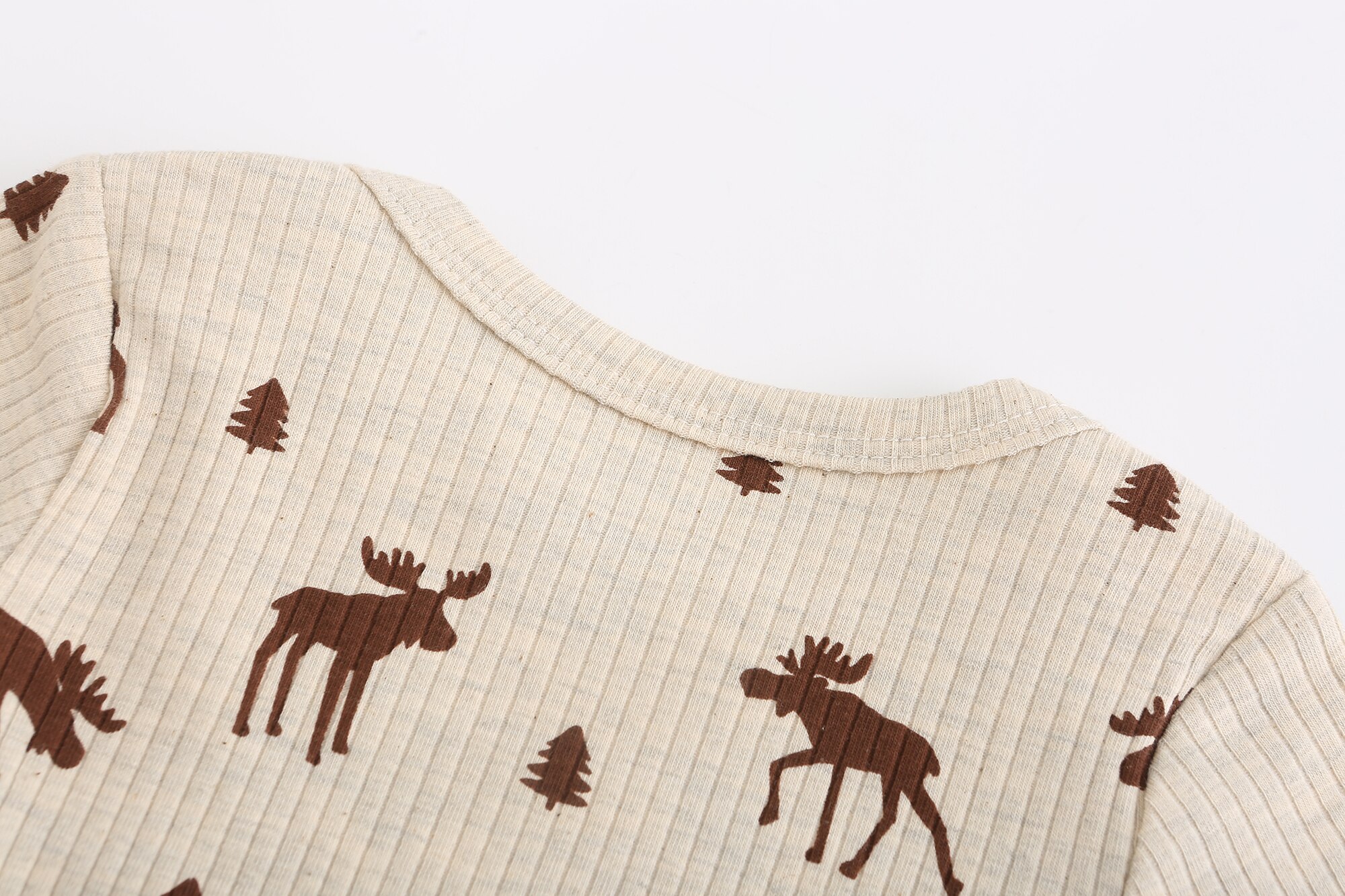 New Born Bodysuits 2023 Unisex 5Pieces Baby Girl Clothes Solid Color Cotton Baby Boy Clothes Set Cartoon Print Summer Bebes