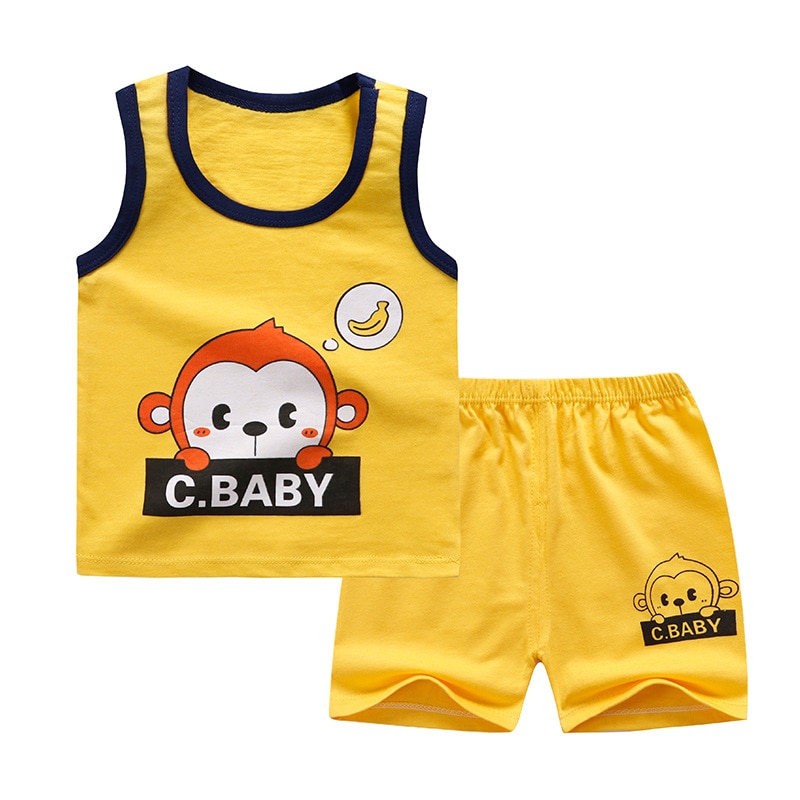 Baby Boy Clothes Casual Tracksuit Pure Cotton Clothing Summer Clothes For Babies T-shirts + Pants For Kids Sports Outfit Baby Boy Clothes Casual Tracksuit Pure Cotton Clothing Summer Clothes For Babies T-shirts + Pants For Kids Sports Outfit