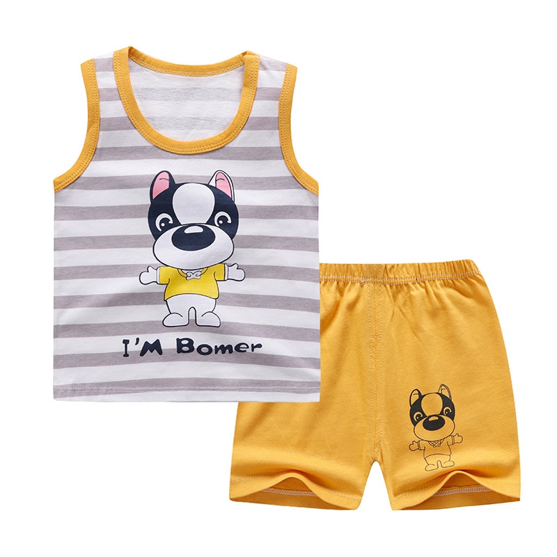 Baby Boy Clothes Casual Tracksuit Pure Cotton Clothing Summer Clothes For Babies T-shirts + Pants For Kids Sports Outfit Baby Boy Clothes Casual Tracksuit Pure Cotton Clothing Summer Clothes For Babies T-shirts + Pants For Kids Sports Outfit