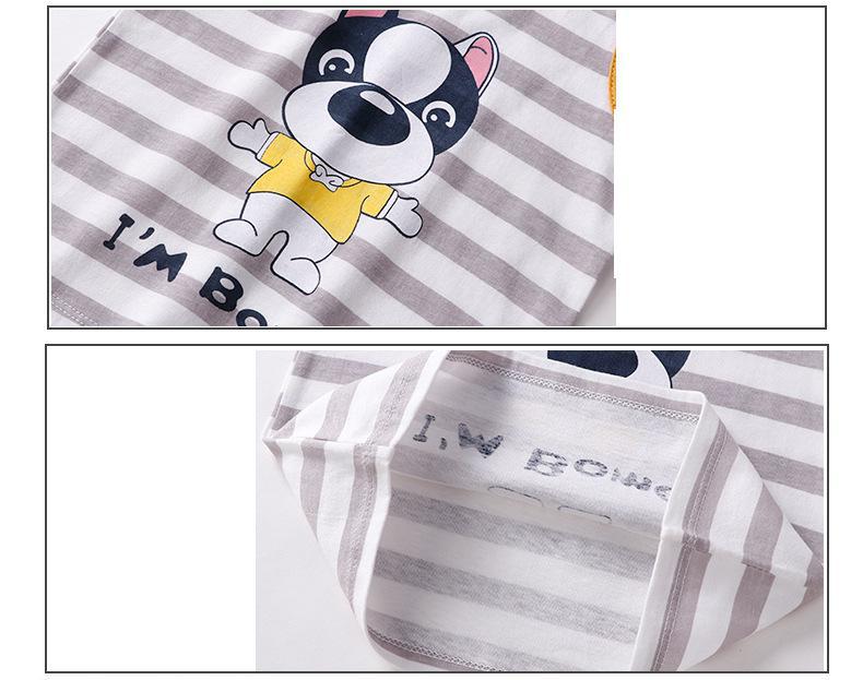 Baby Boy Clothes Casual Tracksuit  Pure Cotton Clothing Summer Clothes For Babies T-shirts + Pants For Kids Sports Outfit